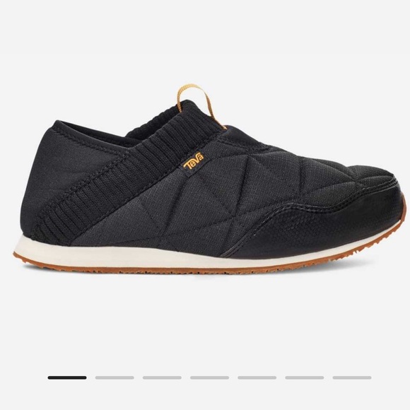 New Teva Women's Re Ember Black Birch Moc Slip Ons Sneakers size 7 - Picture 1 of 12